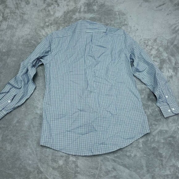 Kirkland Signature Mens Traditional Fit Checkered Shirt Size 16-34/35 a1139 - Picture 6 of 7